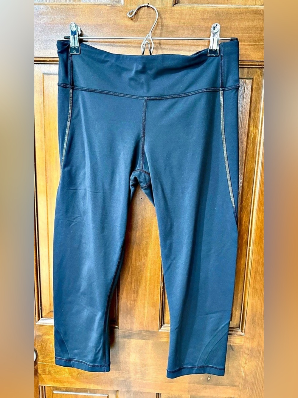 lululemon Fast and Free Athletic Cropped Leggings Black Size 8